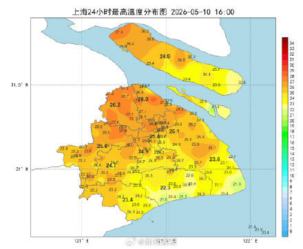 世界杯皇冠信用开户_上海明起开启入夏进程 下周五降温或为入夏添变数